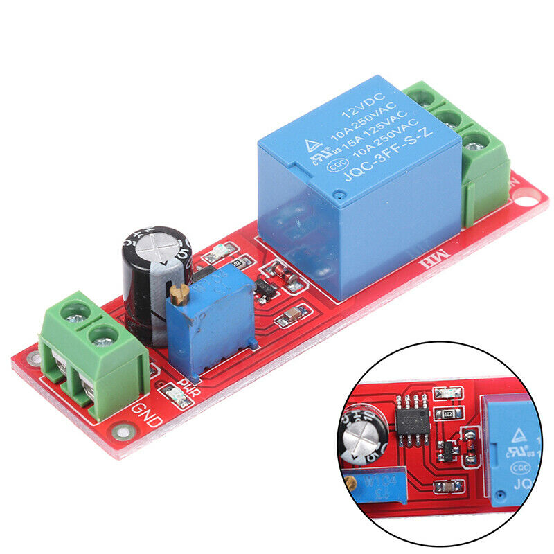 NE555 DC 12V Delay Relay Shield Timer Switch Adjustable ModuleB_kz
