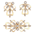 3pc Women Cardigan Sweater Blouse Shawl Clips Brooch Collar Duck Clip Clasps OZ