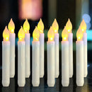 12pcsNew Years LED Candles Flameless Candle Light for Party Christmas Tree D Hn