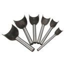 6 Pieces/Set Of Leather Craft Tools Semi-Circular Leather Craft Tools Punch