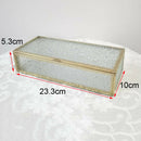 Desk Jewelry Organizer Holder Cosmetics Makeups Keepsake Display Box Gift