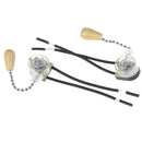 4pcs Wall Light Pull Switch Home Ceiling Fan Lamp Universal Pull Chain Swi  J.AU