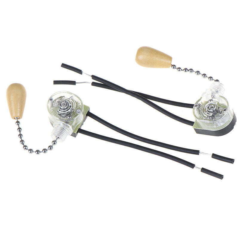 4pcs Wall Light Pull Switch Home Ceiling Fan Lamp Universal Pull Chain Swi  J.AU