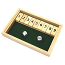 Wooden Flip Dice Board Game Club Bar Party Fun Drinking Game Toys 2 People