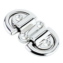 Folding Pad Eye Deck Lashing Ring ,Stainless Steel D Ring with Plate for Boat