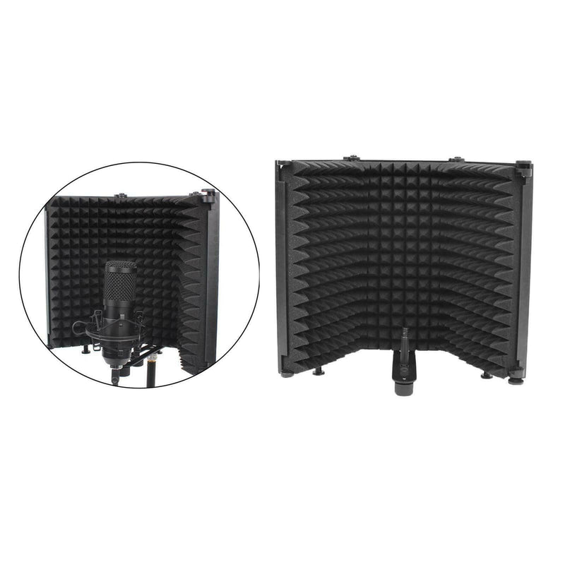 Studio Microphone Isolation Shield for Condenser Microphone Recording