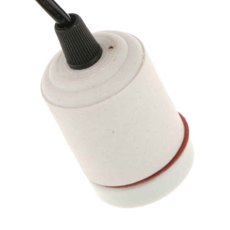 UK Plug Ceramic Heat Emitter Reptile Light Base Brooder Lamp Holder Socket