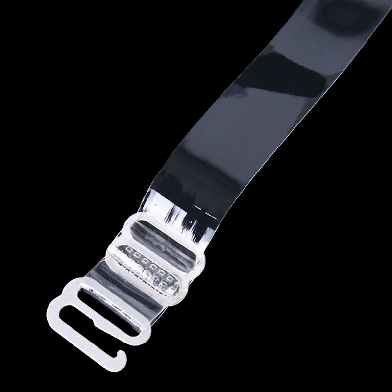 5 pair Transparent Crystal Invisible Adjustable Bra Set Shoulder hook Straps Kw