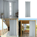 Waterproof Window Curtain Panel Outdoor Blackout Drape UV Privacy 54x96inch
