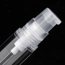 Portable Airless Bottle Cosmetic Treatment Pump Travel Empty Clear 10ml 5Pcs