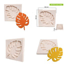 4x Tropical Leaf Silicone Fondant Mould Cake Sugarcraft Decorating Icing Mold