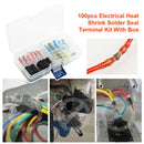 Marine Boat Heat Shrink Solder Seal Terminal Kit Wire Connector With Box
