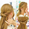 Fashion Women Double Layer Adjustable Head Hair Hoop Elastic HairRopeHairBan Bj