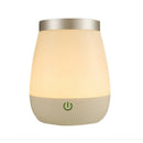 Rechargeable White Led Vase Table Lamp Desktop Flowerpot Night Light Bedroo