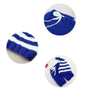 Newborn Baby Photography Props 2pcs Costume Knitted Striped Pants with Hat