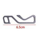 Titanium Alloy Carabiner Key Clip Keychain Hooks Key Ring Hanging Buckle Hi K3X4