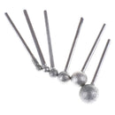 6pcs Round Diamond Grinding Wheel 3mm Round Shank for Rotary Tool BX