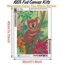 Cute Koala 5D DIY Full Round Drill Diamond Painting Art Mosaic Kits (B966)