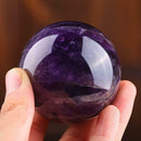 1pc Natural dreamy amethyst ball 45mm~48mm quartz crystal sphere reiki healing