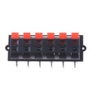 12 Way 2 Row Push Release Connector Plate Stereo Speaker Terminal Strip Block JR