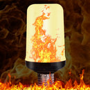 E27 96LED Dynamic Flame Light Torch Fire Bulb Lamp Outdoor Home Wall Decor Lamp