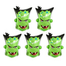 5 Pieces Pumpkin Monster Aluminum Film Balloon Halloween Party Decor 49x67cm