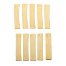 Electric Guitar Bass Fingerboard Fret Press Inserts, Golden Brass, 10pcs/set