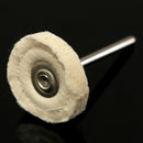 10Pcs 25mm Round Polishing Wheel Cloth Felt Polishers Pad Pads for Tool