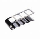 5X(TV DVD Remote Control Holder Stand Rack Storage Organiser Shelfs (Black)T5M2)