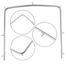 1Pc Dental Rubber Dam Punch Frame Stainless Steel Endodontic Surgical Instrum SE