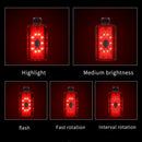 New Bicycle Light USB Safety Tail Light Bicycle Helmet Tail LightB Hn