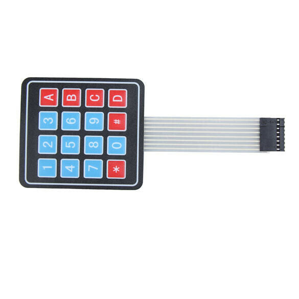 5pcs 4 x 4 Matrix Array 16 Key Membrane Switch Keypad Keyboard for Arduino