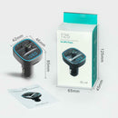 T25 Bluetooth Hands-free FM Transmitter Car MP3 Player USB Fast Charger Adapter