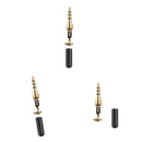3x Replacement TRRS Male Plug 4 Pole 1/8inch 3.5mm Solder Type DIY Audio Cable