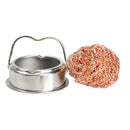 Stainless Steel Solder Soldering Iron Tip Cleaner with Wire Sponge BGA Tool A