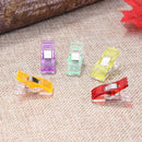 50pcs/lot Multi Quilting Patchwork Sewing Clips Photo Plastic Hemming Clip