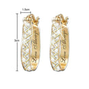 Double Fair Delicate Feather & Leaf Shaped Earrings For Women A7S7