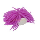 Purple Blue Tips Silicone Coral for Aquarium Fish Tank Ornament Decoration New