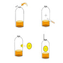 20ps Trap Bee Hornets Catcher Wasp Insects Funnel  Reusable Plastic Bottle