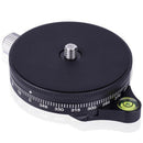 Camera Pan Base With Arca Swiss Style Plate, 0.95Cm Screw Aluminum Panorami E1W1