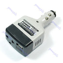 Car Auto Charger Adapter DC 12V To 220V Charger Power AC Converter With USB New
