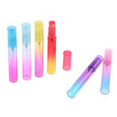 6pcs 6 color gradient 8ml glass spray bottle cosmetic sub-bottleB Hn