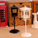 Black Iron Tea Light Candle Holder Table Tlight Lantern Stand Holder Decor