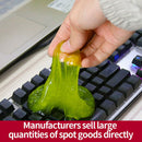 Magic Car Vent Air Outlet Storage Box Panel Door Handle Dust Glue Cleaner Tool^i