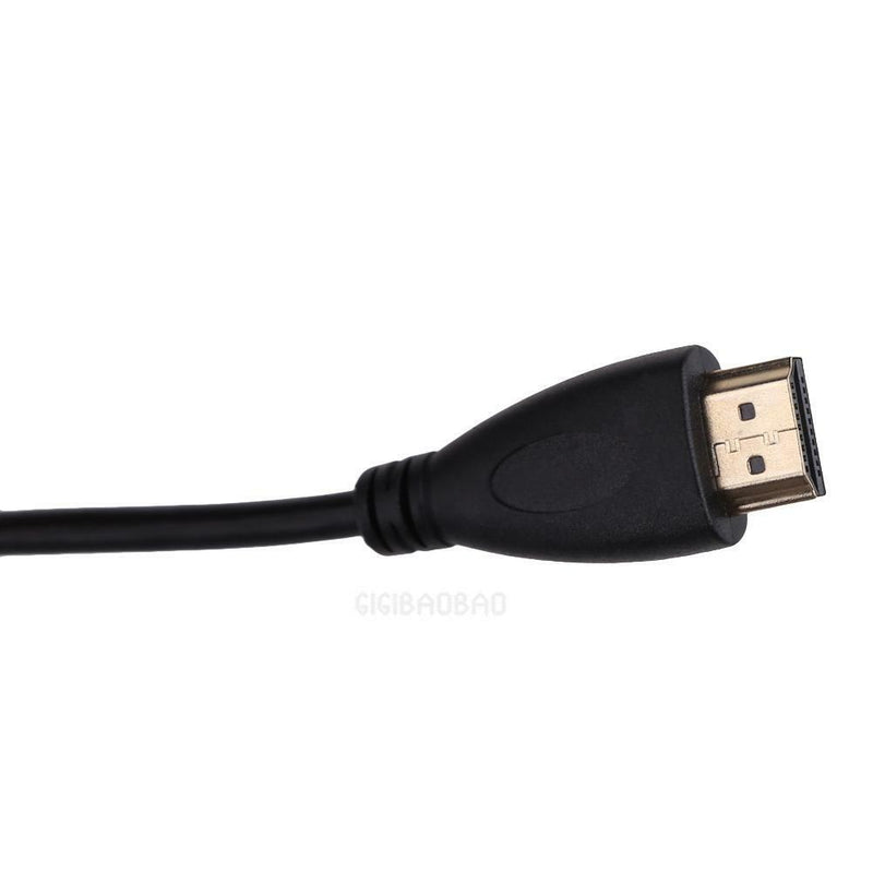 Double Male HDMI V1.4 Coiled Cable Lead Extension Cord Stretch 50cm to 2m