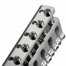 New 6 string Chrome 65MM Fixed HardTail Electric Guitar Bridge J0R5 Tailpie H8O6