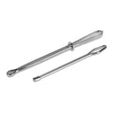 2pcs/set Stainless Steel Cited Clips Elastic Belt Wearing Rope Weaving Tool
