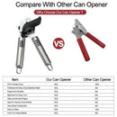Can Opener Manual,Stainless Steel Can Openers Fit For Variety Cans,Built In G1B3