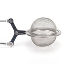 Stainless Steel Spoon Tea Ball Infuser Filter Squeeze Leaves Herb MeshStraine FT