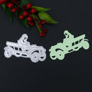 Bubble Car DIY Metal Embroidery Craft Stencil Cutting Die Scrapbook Decor